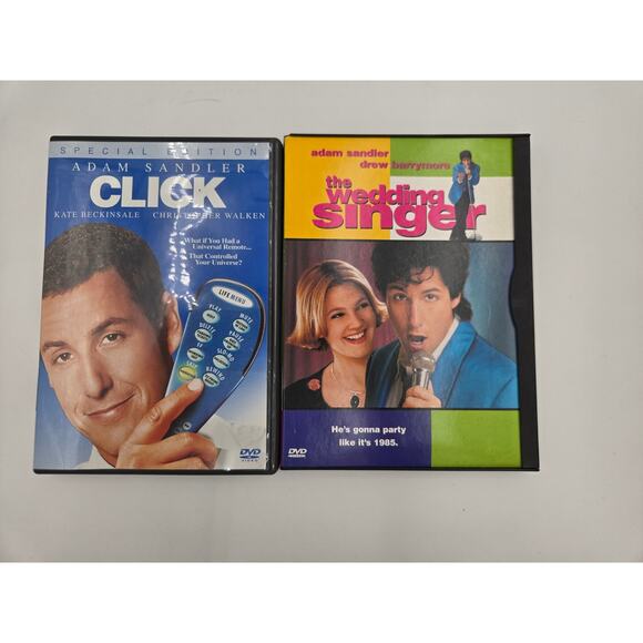 Sony Other - Click & The Wedding Singer DVD Bundle — Excellent Condition